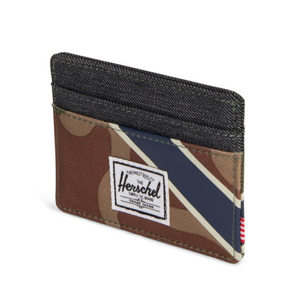 HERSCHEL BAG CO CHARLIE RFID WALLET Camo/Dark Denim