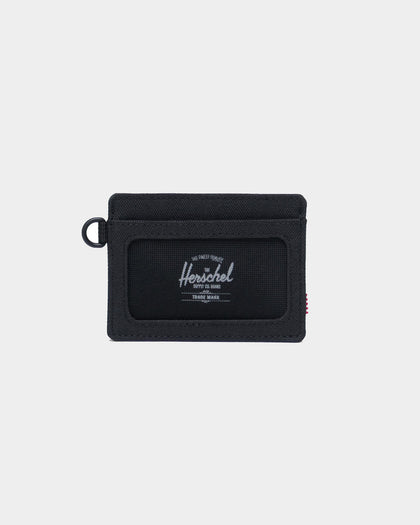 Herschel Bag Co. Men's Charlie ID RFID Wallet Black