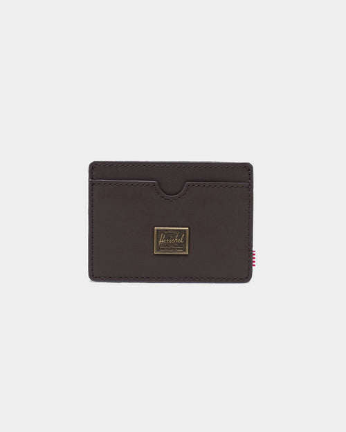 Herschel Bag Co. Charlie Leather RFID Wallet Brown