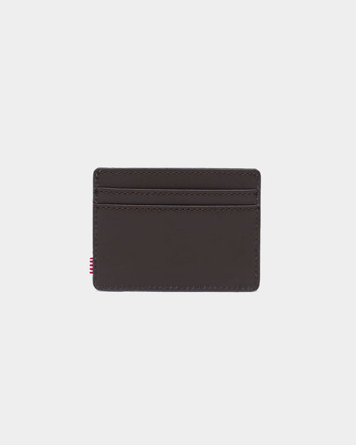 Herschel Bag Co. Charlie Leather RFID Wallet Brown