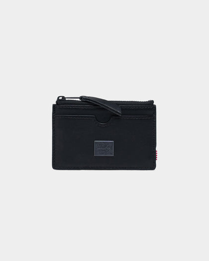 Herschel Bag Co Men's Oscar Leather RFID Wallet Black
