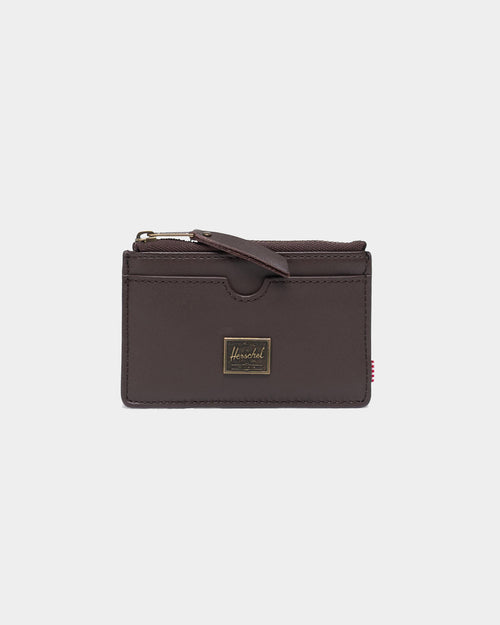 Herschel Bag Co Men's Oscar Leather RFID Wallet Brown