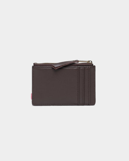Herschel Bag Co Men's Oscar Leather RFID Wallet Brown