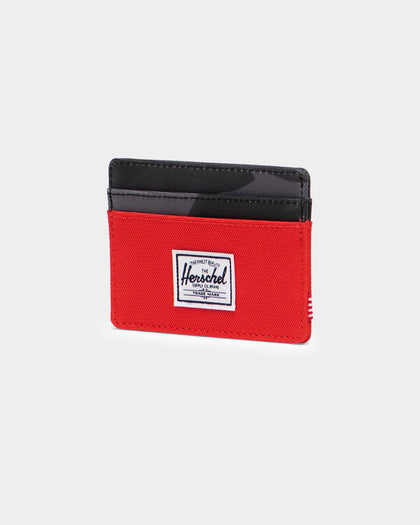 Herschel Bag Co Charlie RFID Card-Holder Red/Camo