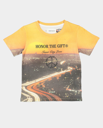 Honor The Gift Kids' Holiday Sundown T-Shirt Sunset