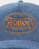 Honor The Gift Holiday Sinners & Saints Logo Trucker Snapback Light Indigo