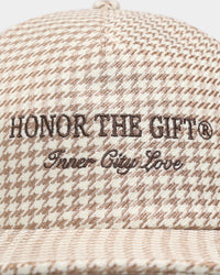 Honor The Gift D-Holiday Houndstooth Strapback Cream