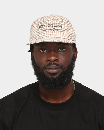 Honor The Gift D-Holiday Houndstooth Strapback Cream