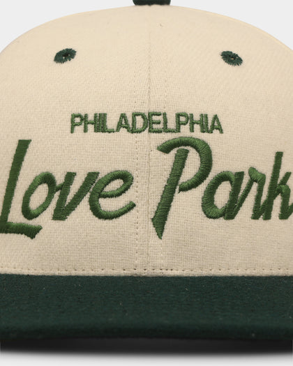 Hood Love Park Two Tone Snapback Forest/White