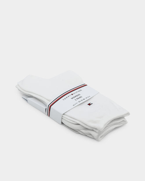 Tommy Jeans Women's Casual Sock 2 Pack White
