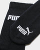 Puma Unisex 3 PK Cushioned Crew Sock Black