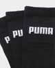 Puma Unisex 3 PK Cushioned Crew Sock Black