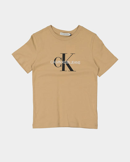 Calvin Klein Kids' Monogram Logo T-Shirt Summer Stone