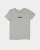 Calvin Klein Kids' Micro Flock Logo Fitted T-Shirt Light Grey Heather