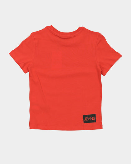 Calvin Klein Kids' Institutional T-Shirt Flaming Chilli