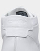 Calvin Klein Lace Up Leather High Top Triple White
