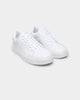 Calvin Klein Lace Up Leather Low Top Triple White