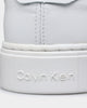 Calvin Klein Lace Up Leather Low Top Triple White