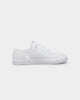 Calvin Klein Essential Vulcanised Lace Up Sneakers Triple White