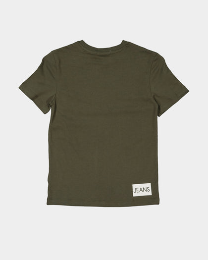 Calvin Klein Kids' Institutional T-Shirt Grape Leaf