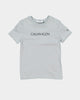 Calvin Klein Kids' Institutional T-Shirt Grey Dew