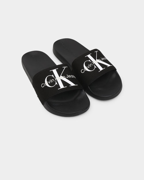 Calvin Klein Monogram Slides Black