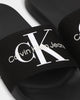 Calvin Klein Monogram Slides Black