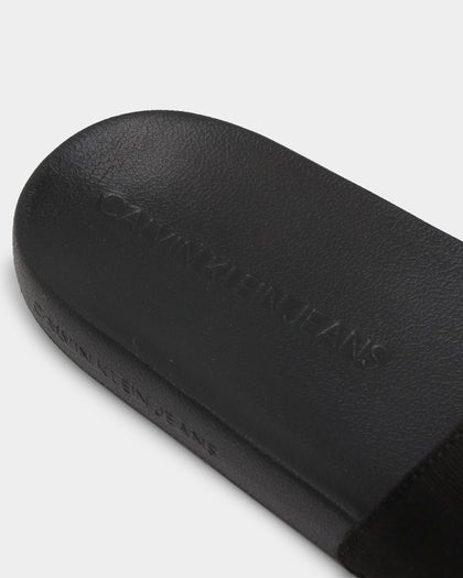 Calvin Klein Monogram Slides Black