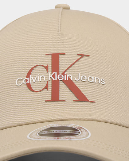Calvin Klein High Visual Strapback Cap Wheat Fields