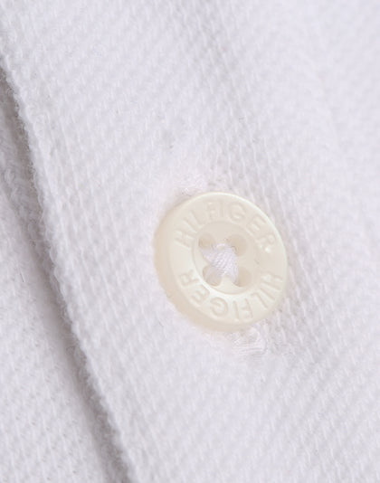 Tommy Jeans Kids Badge Polo White