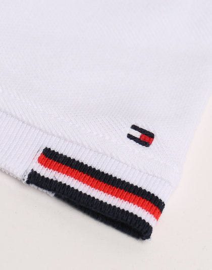 Tommy Jeans Kids Badge Polo White
