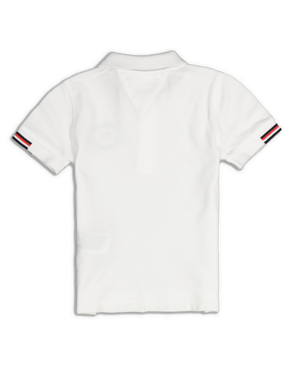 Tommy Jeans Kids Badge Polo White