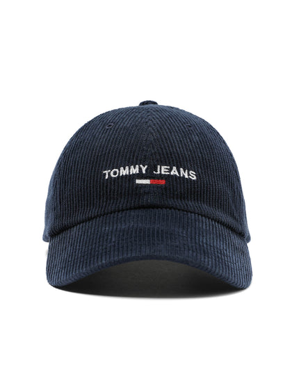 Tommy Jeans TJM Sports Corduroy Cap Black Iris
