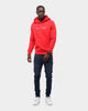Tommy Jeans Men's TJM Straight Small Logo Hoodie Red