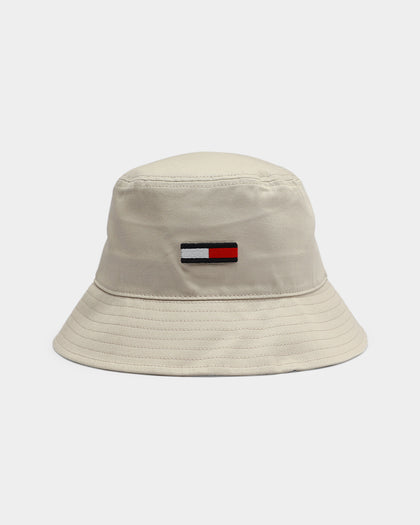 Tommy Jeans TJM Flag Bucket Hat Smooth Stone