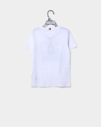 Tommy Jeans Kids TH Sticker Short Sleeve T-Shirt White