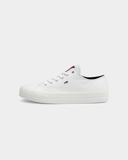 Tommy Jeans Long Lace Up White