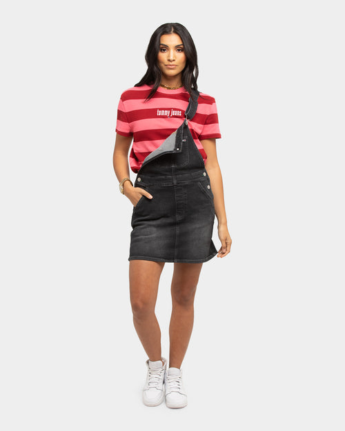 Tommy Jeans Women's Classic Dungaree Dress Black