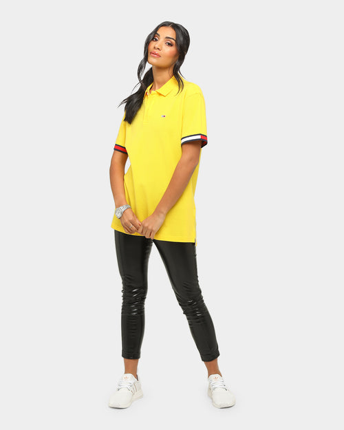 Tommy Jeans TJM Branded Sleeve Polo Star Fruit Yellow