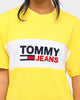 Tommy Jeans TJM Pieced Band Logo T-Shirt Star Fruit Yellow