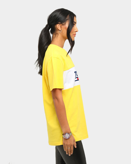 Tommy Jeans TJM Pieced Band Logo T-Shirt Star Fruit Yellow