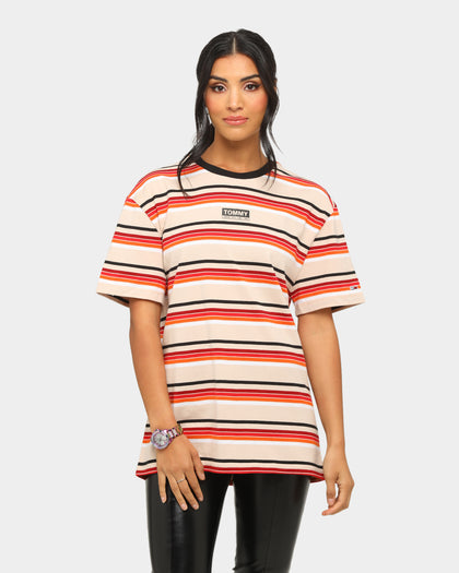 Tommy Jeans TJM Yarn Dye Stripe T-Shirt Smooth Strone/Multi