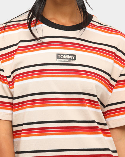 Tommy Jeans TJM Yarn Dye Stripe T-Shirt Smooth Strone/Multi