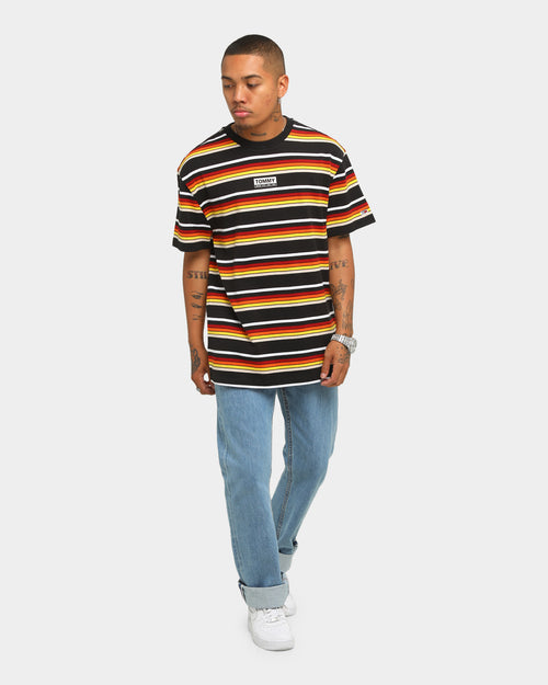 Tommy Jeans TJM Yarn Dye Stripe T-Shirt Smooth Black/Multi
