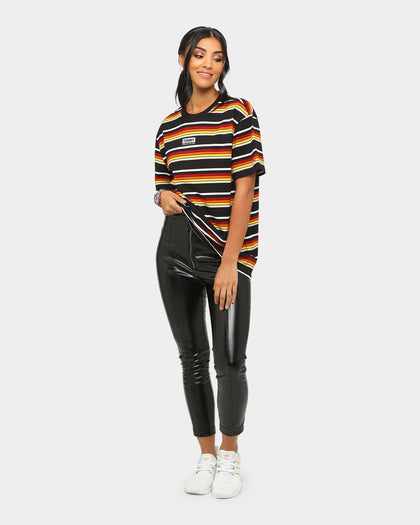 Tommy Jeans TJM Yarn Dye Stripe T-Shirt Smooth Black/Multi