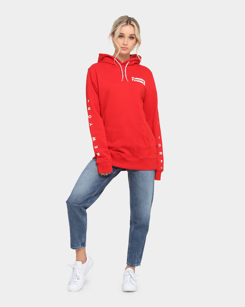 Tommy Jeans Men's TJM Essential Graphic Hoodie Crimson
