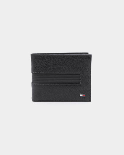 Tommy Jeans Men's Downtown CC Wallet & Keychain Gift Set Black