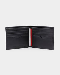 Tommy Jeans Men's Downtown CC Wallet & Keychain Gift Set Black