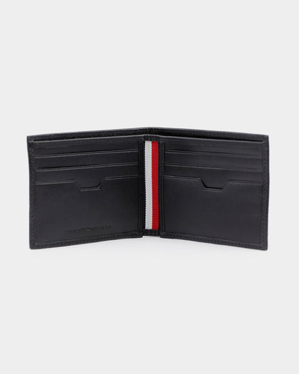 Tommy Jeans Men's Downtown CC Wallet & Keychain Gift Set Black