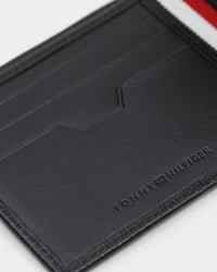 Tommy Jeans Men's Downtown CC Wallet & Keychain Gift Set Black